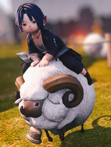 F14 mount machine ff14 Final Fantasy Mount albino black sheep sheep mount