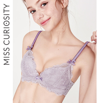  Curious miss triangle cup underwear female small chest gathered without steel ring bra set sexy bra underwear female summer