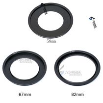 Lus 100mm insert filter wide angle adapter ring LEE 52 55 58 62 67 72 77 82mm