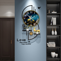 Creative atmosphere watch wall clock Living room Modern simple dining room Light luxury decorative clock Home fashion personality wall clock