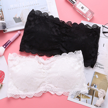 Girl Joker Lace Chest Underwear Strapless Strap Anti-Light Invisible Chest Wash Vest Bra