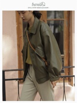 2021 spring new Korean loose slim Puskin jacket women jacket short flight suit students