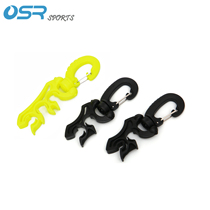 Spare secondary head buckle BC low pressure pipe clamp low pressure pipe fixing adhesive hook diving accessories