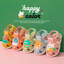 Happy Mary children toddler shoes Spring and autumn baby correction shoes Baby shoes 0-1 years old non-slip baby sandals summer