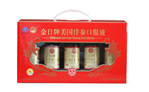 Jin Ri brand American ginseng oral liquid 120ml bottle x 10 bottle