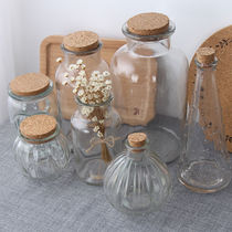 Wish Tank Lucky Stars Bottle Transparent Glass 520 Stars Cloud Mounted Shells Desert Wood Seasha Illustrations Illustrator Vases