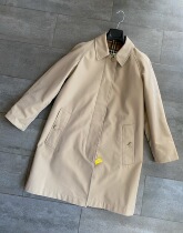 Heavy Pounds Willi import fabric Two sides can wear waterproof single-row buttoned down long style windsuit