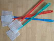 4 sets of large mesh manual household plastic cooked glue can not rotten nostalgic small square head old-fashioned fly mosquito beat