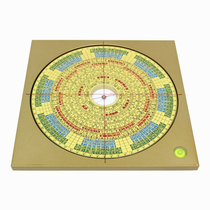 Yi Xian strong magnetic needle 7 inch 2 three yuan Xuankong Sanhe eight house mirror comprehensive compass high precision pure copper Golden feng shui plate