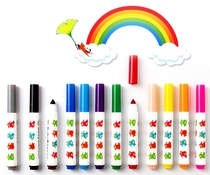 Merlot watercolor pen single complementary color retail washable child safety brush color optional blue green multi-choice