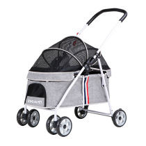 Pet cart Teddy Corky puppy out Trolley Cat travel cart lightweight foldable