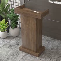 Podium Training class with front desk Reception desk Podium Mobile podium Host desk Podium Tutoring class Company