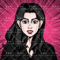 American comic JOJO fanfiction hand-painted live-action turn comic avatar custom couple cool Pop limelight portrait bust hand-painted