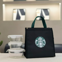 Japanese lunch bag with rice bag Hand bag large thermal insulation lunch bag lunch box bag office worker simple handbag