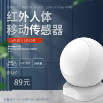 Graffiti APP smart Zigbee spherical PIR human motion sensor wireless infrared sensing movement detector