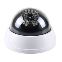 Induction simulation camera fake monitor hemispherical fake camera with infrared light sensing automatic light up in the dark