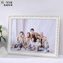 European-style family portrait photo frame custom wash photos made of 12 16 24 30 inch creative photo frame zoom in to hang on the wall