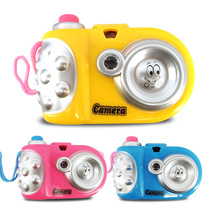 Childrens cartoon light projection camera simulation camera baby educational toy house toy supply