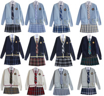 New JK student class uniform uniform suit Uniform Han Su Shi British College style graduation performance chorus suit
