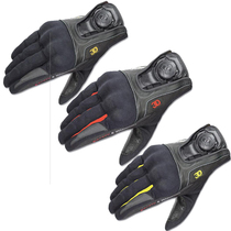 2016 Spring Summer GK 164 mesh breathable protective riding touch-screen glove BOA tightening system