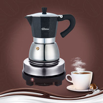 Mocha pot Italian coffee maker machine cook household small Italian classic coffee appliances Distillation pot Electric stove