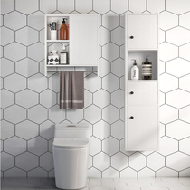 Modern minimalist bathroom cabinet side cabinet small side cabinet toilet locker bathroom wall-mounted storage cabinet vertical cabinet combination