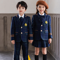 Kindergarten yuan fu chun qiu zhuang primary school uniforms British college wind grade children class uniform small suit suit