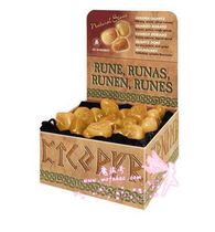 US imports 25 gold quartz runes Nordic runes Nordic runes stone rune letters such as the letter foresees