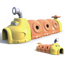 Kindergarten drilling tunnel children cartoon educational toys playground elf outdoor crawling early education drill ring tube