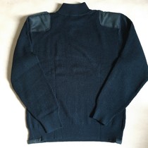 Blue Sky Lady Sweater Zhejiang Jiajia Cadres O Collar Sky Blue Anti-Shrink Australian Woolen Collar Sweatshirt