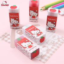 Hello Kitty student eraser cute sandwich rubber childrens stationery drawing and writing eraser