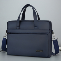 Paul Men Carry Bag Full Oxford Canvas Single Shoulder Bag Large Capacity Business Casual Computer Briefcase Man Bag