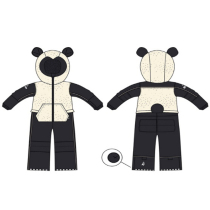 2122 Weedo Childrens one-piece snow suit Panda warm single and double board ski equipment