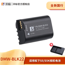Fengbiao Panasonic DMW-BLK22 battery Panasonic S5 S5K full frame camera battery full decoding spot