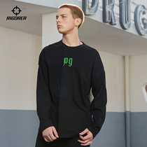  Quasi-sports sweater Mens and womens basketball standing autumn and winter long-sleeved loose round neck pullover solid color bottoming shirt