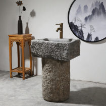 Old stone sink wash basin round wash stand outdoor sink courtyard stone pier cloth pool stone basin laundry sink mop pool