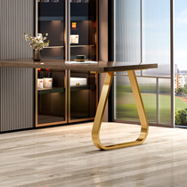 Stainless steel table leg bracket table foot bracket table leg desk foot unilateral support foot bar table metal leg table leg