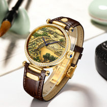 Ai Di Ya watches men and women couples Jade Jade automatic mechanical watch brand waterproof leather watch
