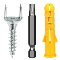 Solid wood skirting wood veneer hidden double-headed Y-shaped nail no eye screw special goat nail expansion tool