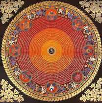 Tibet thangka hand-painted mineral pigment pure handmade thangka hanging painting decorative painting