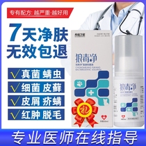 Dog skin medicine spray external medicine pet cat ringworm eczema fungus mite bath cat Moss spray wolf poison net