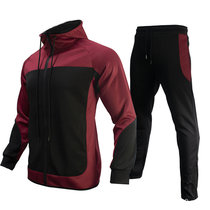 Spring Autumn Clothing Mens Running Fitness Suit Clothing Training Wear for morning run Fitness Room Big Code Jacket Sports Suit