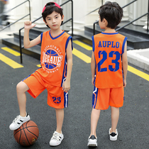 Childrens basketball suit CUHK childrens sports suit Boy Primary and secondary school uniform Boy and girl summer training jersey