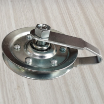 Electric flip shutter garage door guide wheel door accessories steel wire bearing wheel automatic retractable door track wheel reel