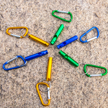 Outdoor supplies metal survival whistle rescue whistle aluminum whistle big volume