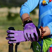 Touch Screen Spring Autumn Season Outdoor Climbing Hiking Non-slip Riding Full Finger Bike Gloves Long Finger for Men and Women