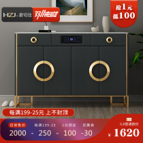 Light luxury shoe cabinet post-modern simple household size smart door entry door entrance partition cabinet storage against wall