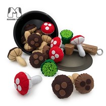 Non-woven vegetable finished Mushroom mushroom shiitake House simulation model kindergarten hand work area corner material