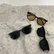4 3 14:00 Blue plums LANNYU TOMY THREE COLOURS Colour Face Small Lovers sunglasses Cai Division anti-Blu-ray lenses