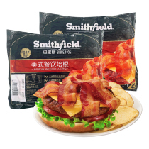 smithfield American Catering Bacon 1000g * 2 Bags Original Cut Bacon Pizza Meat Sliced Bacon Breakfast